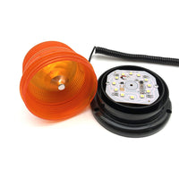 Car Emergency Beacon Strobe Amber LED Flashing Lights Warning Rotating Lamp Orange