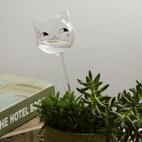 2pcs Plant Waterer Self Watering Globes Cat Shape Hand Blown