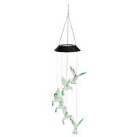 Colour-Changing LED Solar Hummingbird Wind Chime