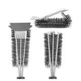 Grill Brush and Scraper Durable BBQ Cleaner Stainless Steel Wire Grill Brush Handheld Barbecue Cleaning Brush