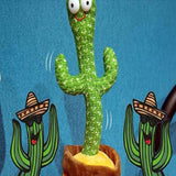 Dancing Cactus Plush Toy Singing and Dancing Funny Kids Baby Toy