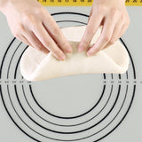 2Pcs Silicone Baking Mat Baking Liner for Macaroons Pizza Cake and Bread Making