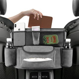 Seat Back Organizer Storage Bags Car Between Seats Organizers Gray