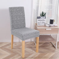 4pcs Stretch Chair Cover Washable Chair Slipcovers -Style 4