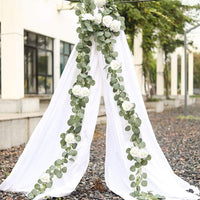 2M Artificial Eucalyptus Garland Hang Rattan Wedding Decor Backdrop Arch Wall