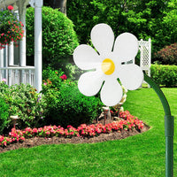 Garden Lawn Sprinklers Rotating Daisy Water Sprinkler Auto Irrigation System for Garden Yard Lawn White