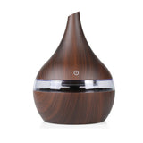 Portable 300ml Humidifier USB Ultrasonic Humidifier with Seven-Colour LED