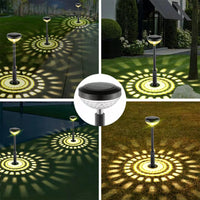 4pcs Solar Powered Outdoor Garden Lights Warm White