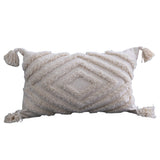 Boho Tassels Pillow Cover Throw Cushion Case Tufted Woven Home Decor-Style 5