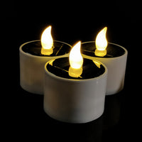 FancyGrab 6Pcs Solar Powered LED Flickering Flameless Candle Tea Light Energy Saving Lamp Lantern