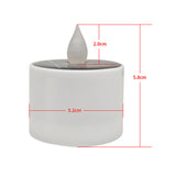 FancyGrab 6Pcs Solar Powered LED Flickering Flameless Candle Tea Light Energy Saving Lamp Lantern