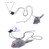 Set of 2 Styles Hanging Door Bouncing Self-Play Interactive Mouse Cat Toy