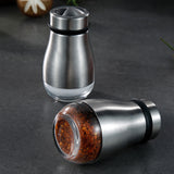 2pcs Set 304 Stainless Steel Salt and Pepper Shakers with Adjustable Pour Holes