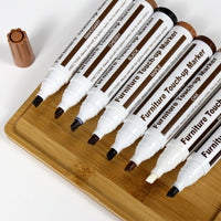 17Pcs Wooden Furniture Repair Pen with Sharpener Kit