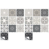 20pcs Moroccan Style Tile Wall Stickers Removable Decorative Kitchen Bathroom Stickers-Style 3