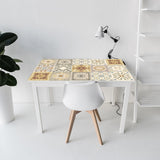 20pcs Moroccan Style Tile Wall Stickers Removable Decorative Kitchen Bathroom Stickers-Style 4