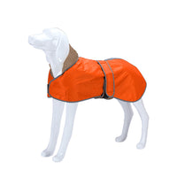 FancyGrab Dog Winter Jacket Extra Warm Raincoat Waterproof Fleece Coat Reflective Clothes Orange