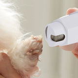 Pet Electric Nail Grinder Clippers Dog Cat LED Light Grooming Trimmer White