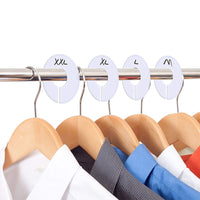 40pcs Clothing Rack Dividers Round Closet Organizer Hanging Closet Organizers