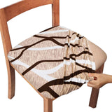 4Pcs Stretch Printed Chair Covers Chair Protector Cover Seat Slipcovers-Style 6