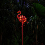 Flamingo Solar Lights Garden Pathway Outdoor Flamingo Stake