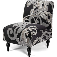 Removable Armless Stretch Accent Chair Cover Royal Style