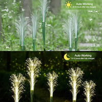 Reed Solar Lights Outdoor LED Waterproof Garden Stake Light