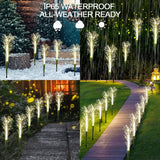 Reed Solar Lights Outdoor LED Waterproof Garden Stake Light