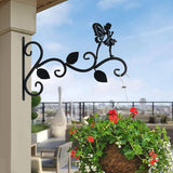 Hanging Plant Bracket Planter Outdoor Hook-Three Leaf Quiet Fairy Style