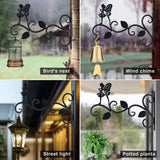 Hanging Plant Bracket Planter Outdoor Hook-Three Leaf Quiet Fairy Style