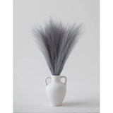 Pampas Grass Decors Tall Faux Pampas Grasses Bundle-Light Gray