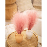 Pampas Grass Decors Tall Faux Pampas Grasses Bundle-Light Pink