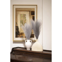 Pampas Grass Decors Tall Faux Pampas Grasses Bundle-Light Gray