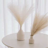 Pampas Grass Decors Tall Faux Pampas Grasses Bundle-Beige