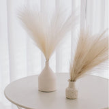 Pampas Grass Decors Tall Faux Pampas Grasses Bundle-Beige