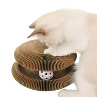 Magic Organ Cat Scratching Board with Toy Bell