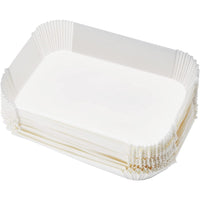 Set of 50PCS Air Fryer Liners Rectangle Disposable Papers Liner-White