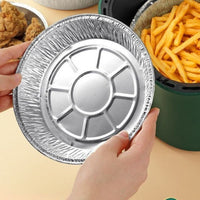 Set of 25Pcs Air Fryer Disposable Aluminum Foil Liners Bundle-7 Inches