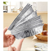 Set of 25Pcs Air Fryer Disposable Aluminum Foil Liners Bundle-6 Inches