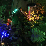 Solar Light Hollow Butterfly Watering Can Lights