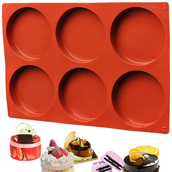 Non-Stick Round Silicone Baking Pan Mold Cake Mold