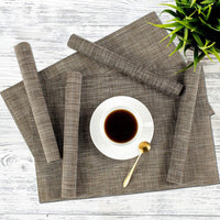 6Pcs Set Dining Table Placemats Coffee