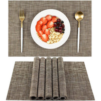 6Pcs Set Dining Table Placemats Coffee