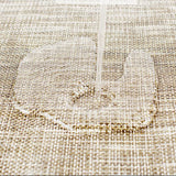 6Pcs Set Dining Table Placemats Beige