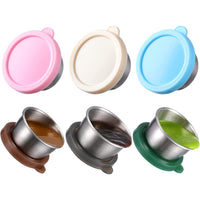 6pcs Set Salad Dressing Container Small Dipping Sauce Cups with Lids