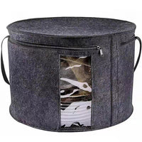 Foldable Hat Storage Box with Dustproof Lid