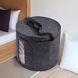 Foldable Hat Storage Box with Dustproof Lid