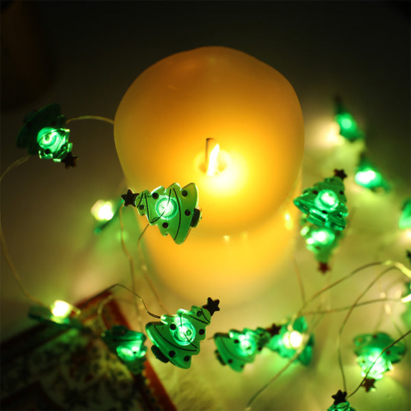 Christmas Cane String Lights Battery Operated Decorative Lights Home Wedding Party Christmas Tree Decor Christmas Tree Style