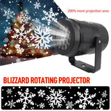 Christmas LED Laser Snowflake Snow Projector Light