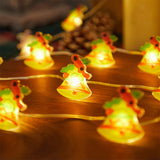 2M 20LED Christmas Jingle Bell String Lights Christmas Decorations